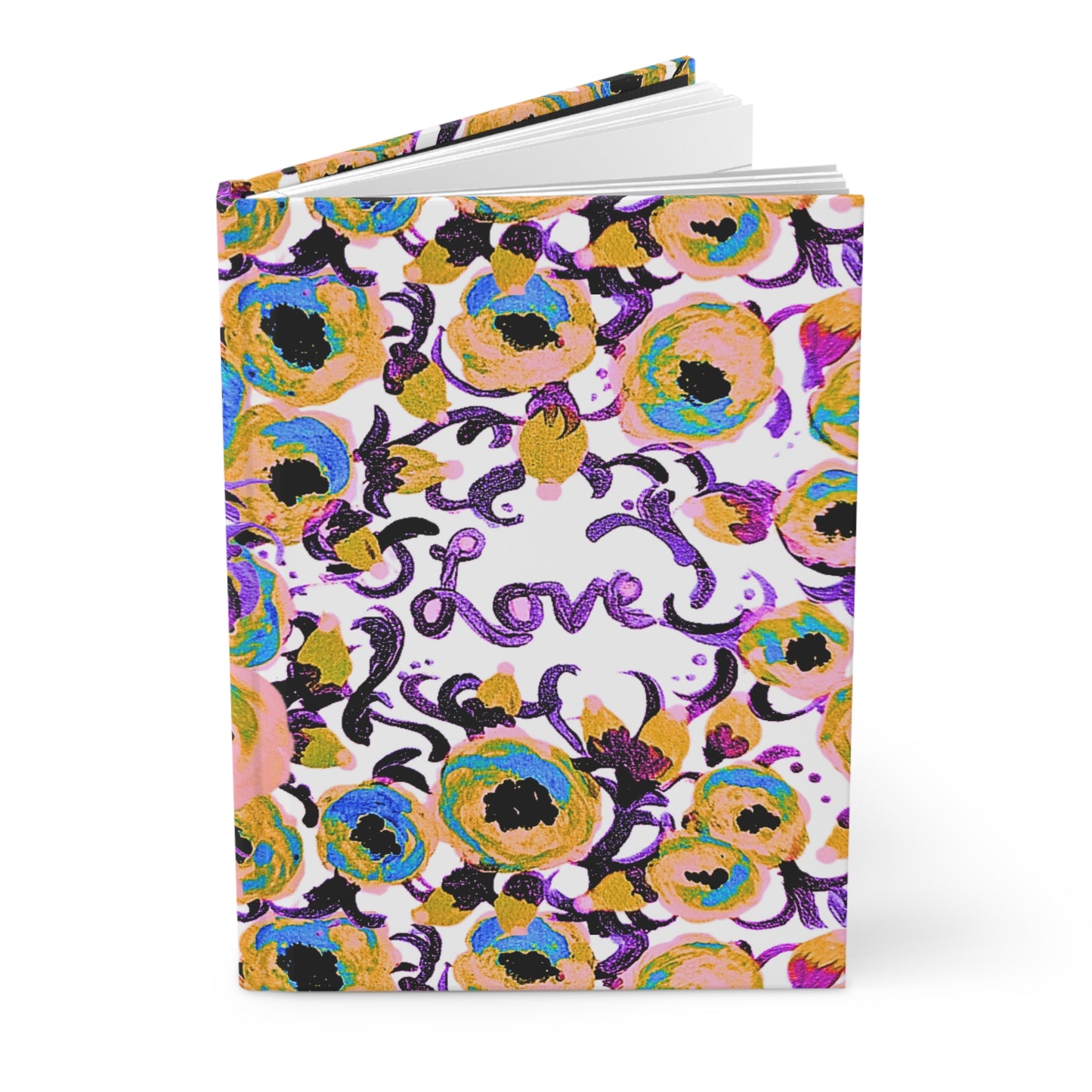 Colorful Love Hardcover Journal, Personal Affirmations Journal, Fairy Notebook, Witch Journal
