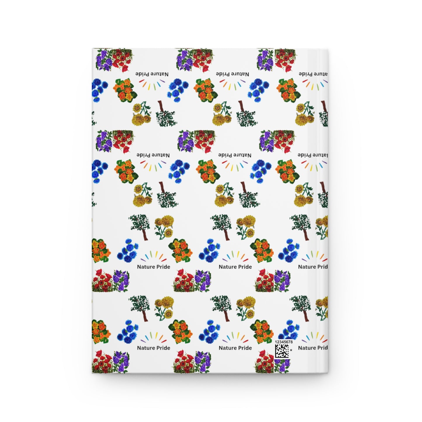 It's a Matter of Nature Pride Hardcover Journal, Shadow Journal, Affirmations Notebook, Flower Notebook