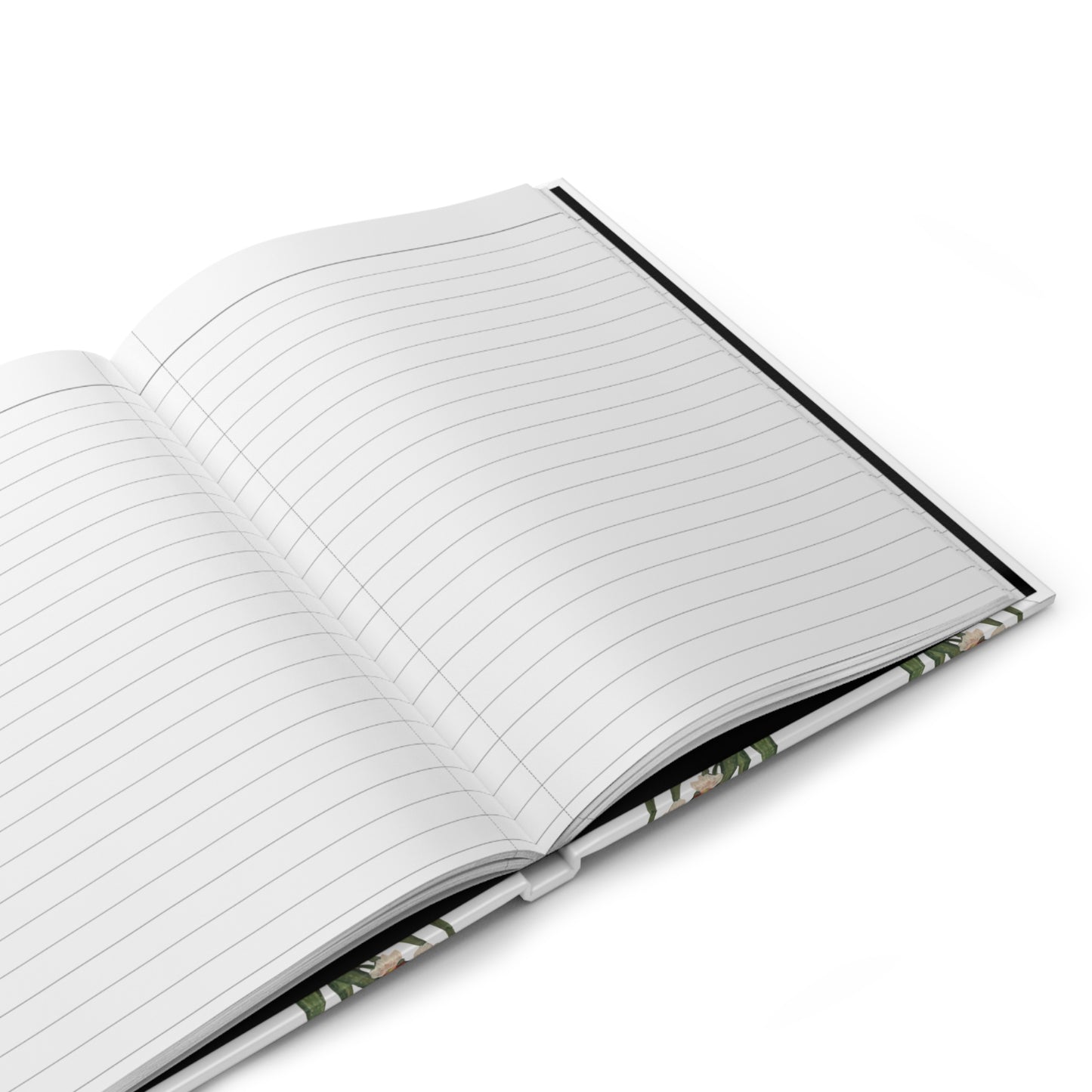 Wisteria Flower Hardcover Affirmations Journal, Beautiful Travelers Notebook, Floral Wish List