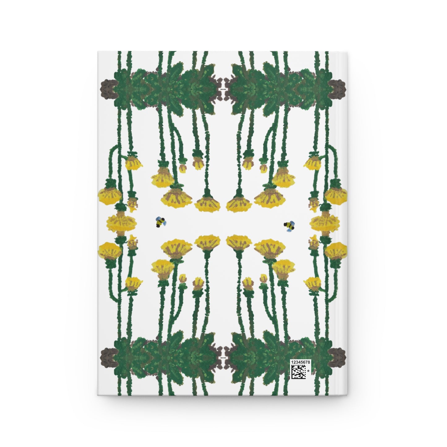 Dandelion Flower Hardcover Journal, Great for Budget, Workout or Garden Planning, Habit Notebook