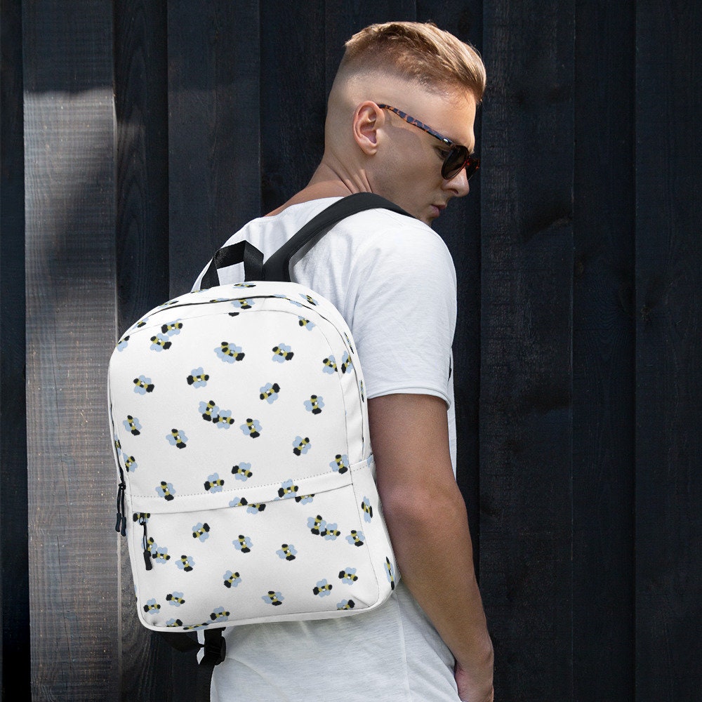 Bee lovers backpack,hiking backpack,cool backpack,college bag,nature lovers bag,womens diaper bag