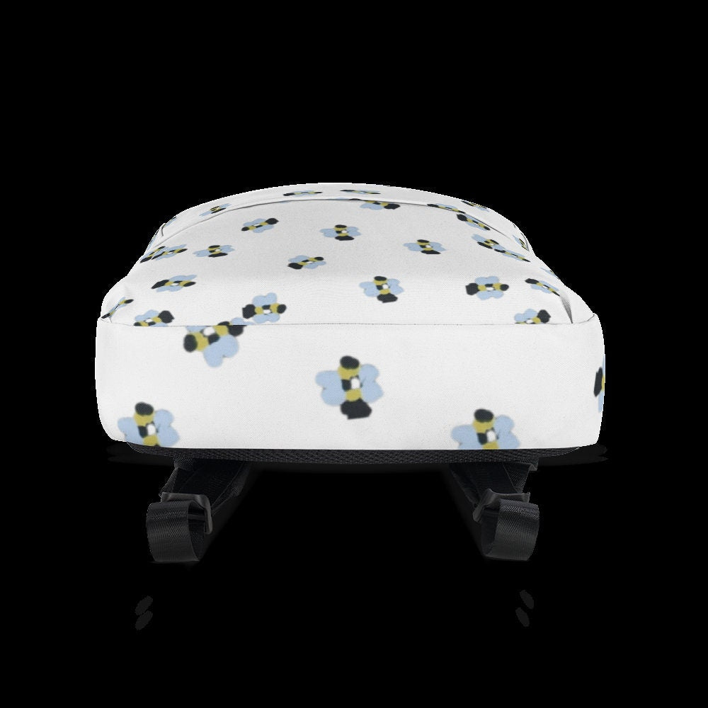 Buzzing Bee Backpack - Perfect for Hiking, College, Work or as a Stylish Diaper Bag for Women, Nature Lovers Must Have