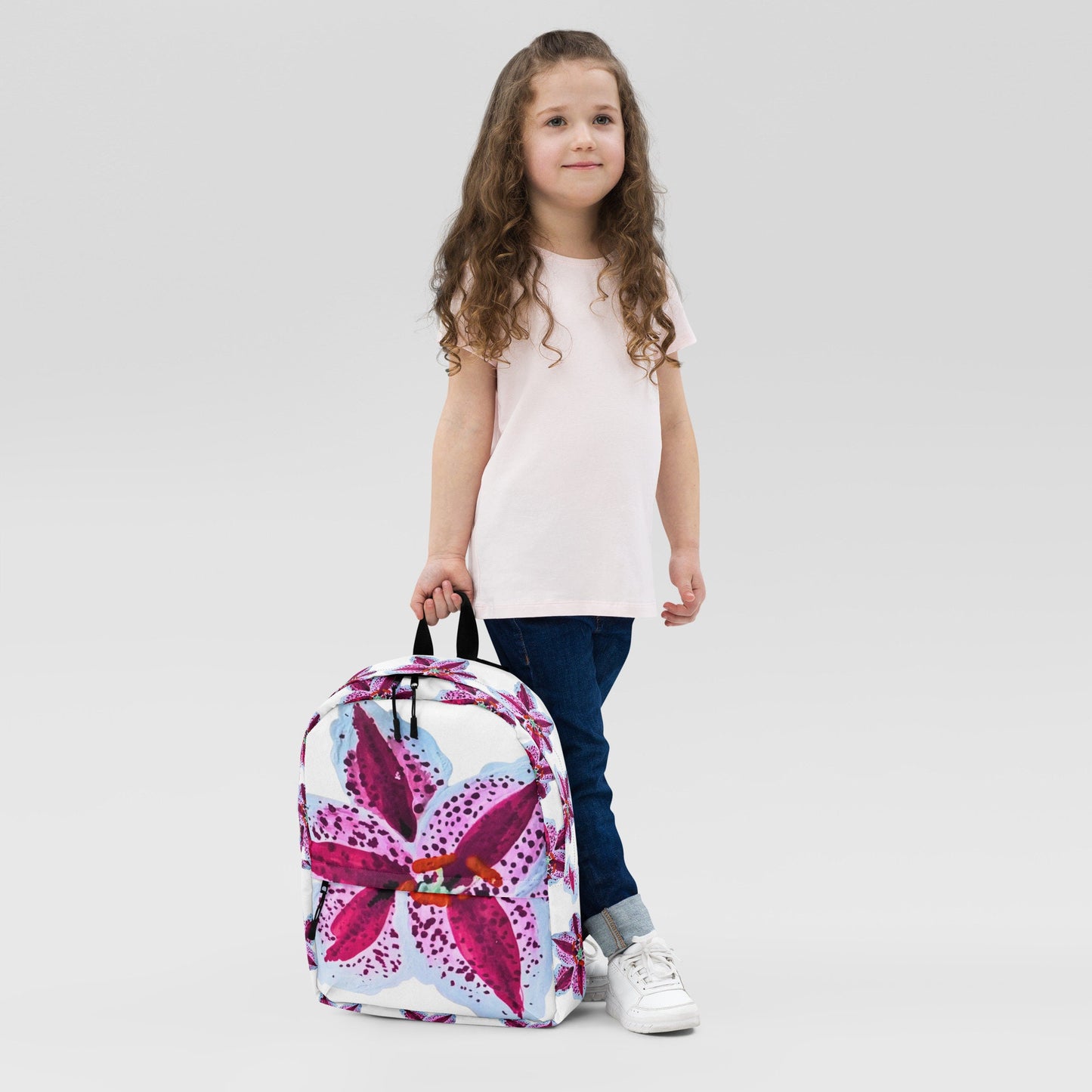 Tiger lily backpack,back to school,college backpack,hiking backpack,botanical backpack,womens diaper bag,country backpack,cute backpack