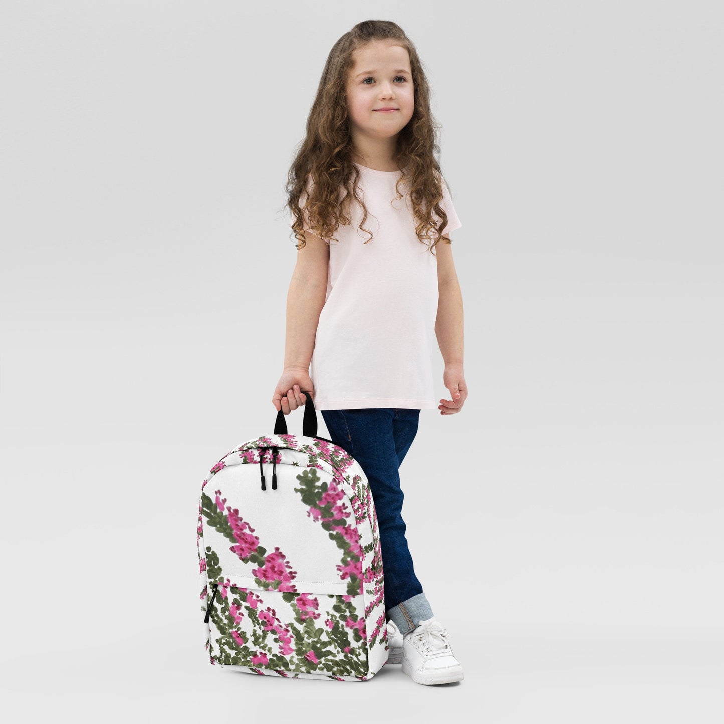 Heather flower backpack,back to school,college backpack,hiking backpack,botanical backpack,country backpack,aesthetic diaper bag,cool bag