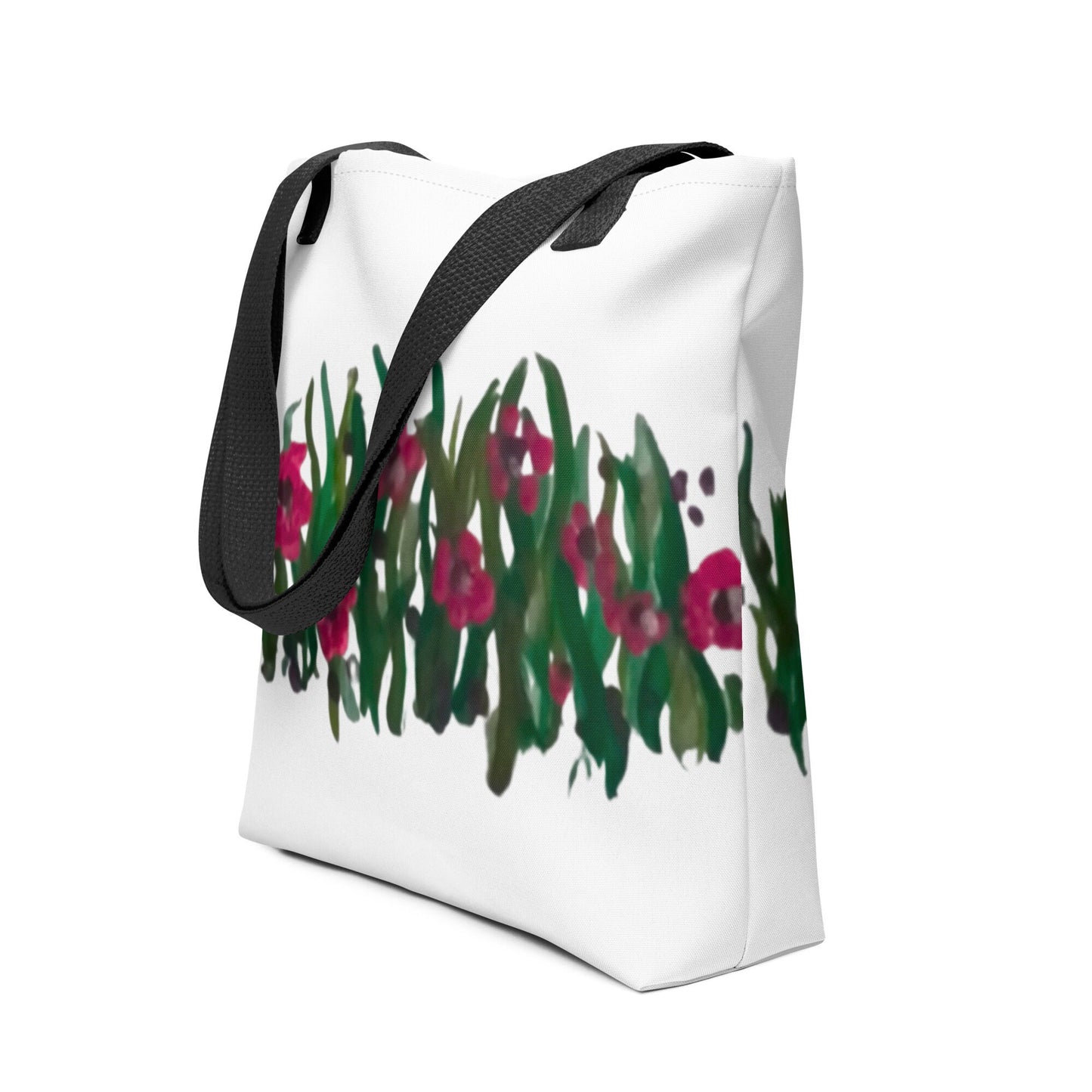 Floral tote bag,shopping bag,beach tote bag,reusable tote bag,farmers market bag,unisex tote bag,daycare bag,carry all,nurse tote bag