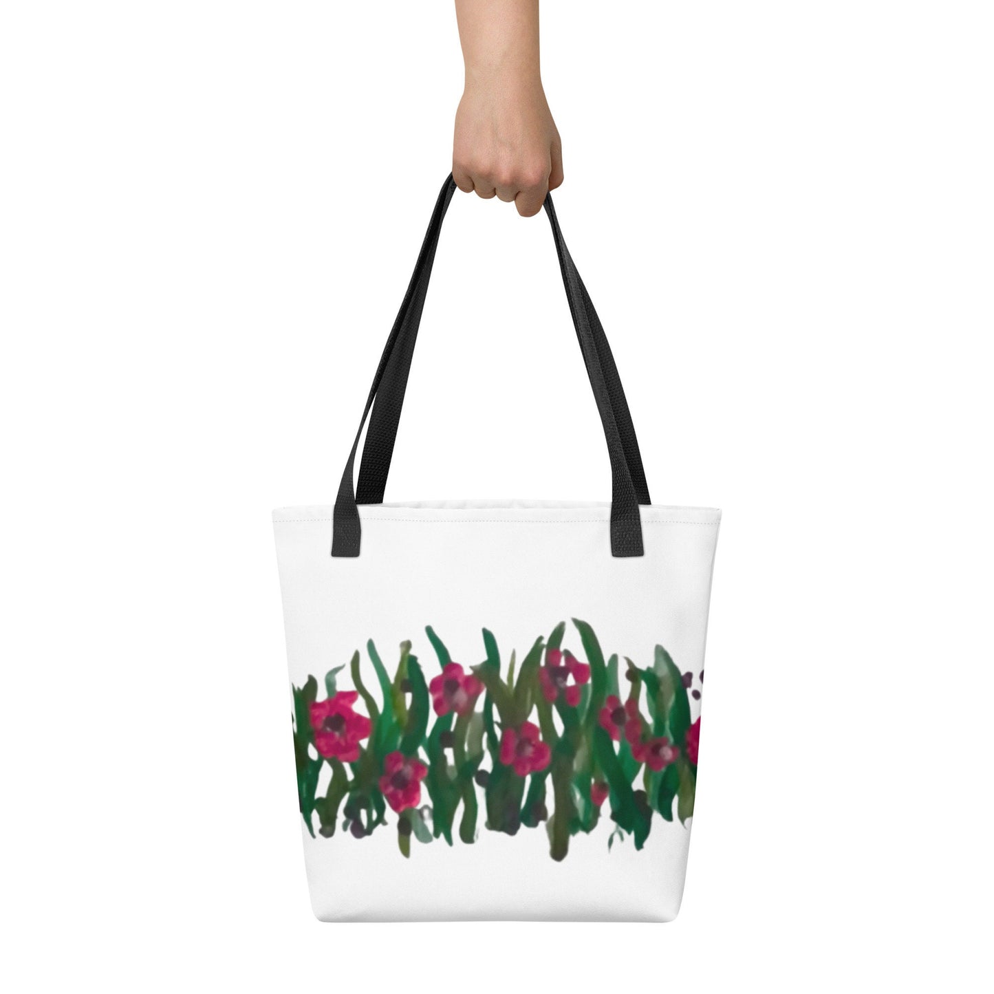 Floral tote bag,shopping bag,beach tote bag,reusable tote bag,farmers market bag,unisex tote bag,daycare bag,carry all,nurse tote bag