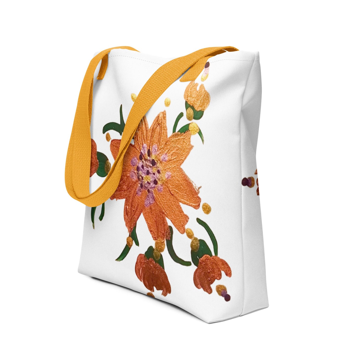 Floral tote bag,botanical tote bag,reusable tote bag,daycare bag,farmers market bag,unisex tote bag,beach tote,bridal party bag,computer bag