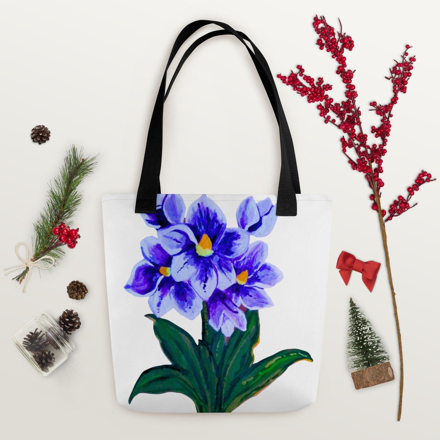 Reusable floral tote bag,botanical tote bag,daycare bag,farmers market bag,unisex tote bag,wedding tote bag,computer bag,library tote