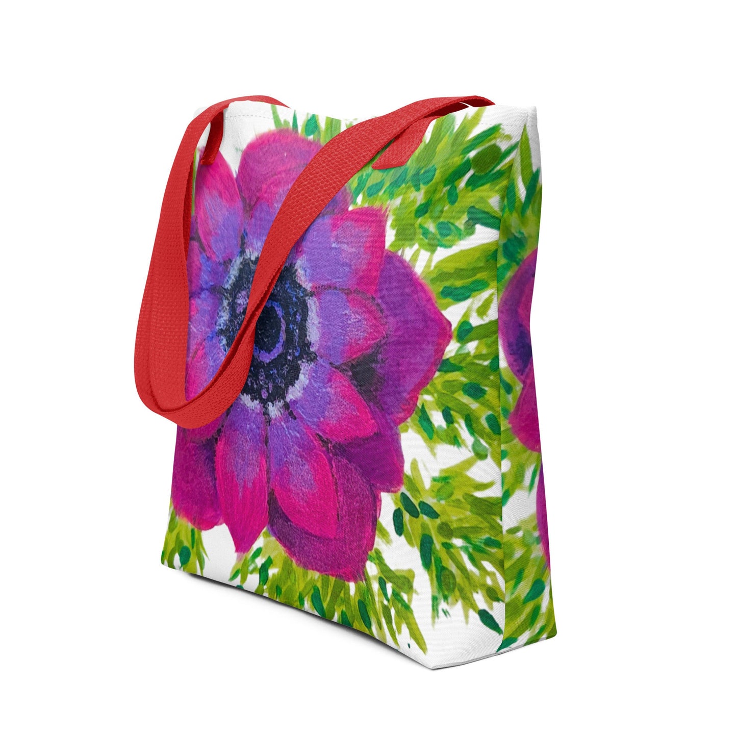 Reusable wildflower tote bag,beach tote bag,nurse tote bag,farmers market bag,botanical tote bag,carry all,durable tote bag,unisex tote bag