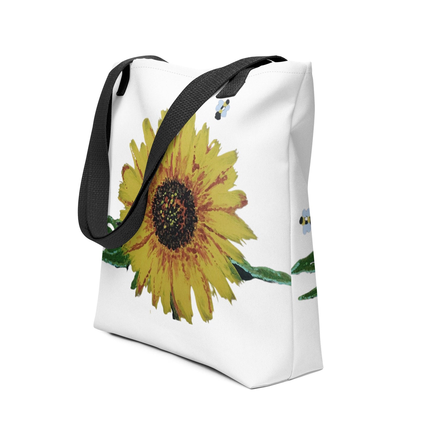 Sunflower reusable tote bag,beach tote bag,nurse tote bag,farmers market bag,wildflower tote bag,nature lover gift,carry all,durable tote