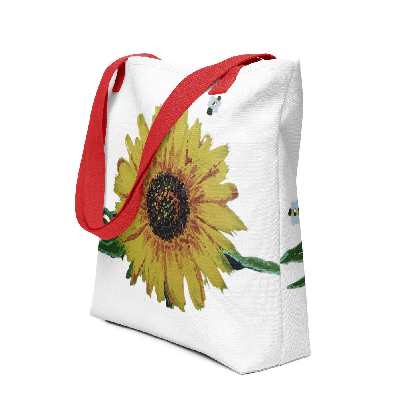 Sunflower reusable tote bag,beach tote bag,nurse tote bag,farmers market bag,wildflower tote bag,nature lover gift,carry all,durable tote