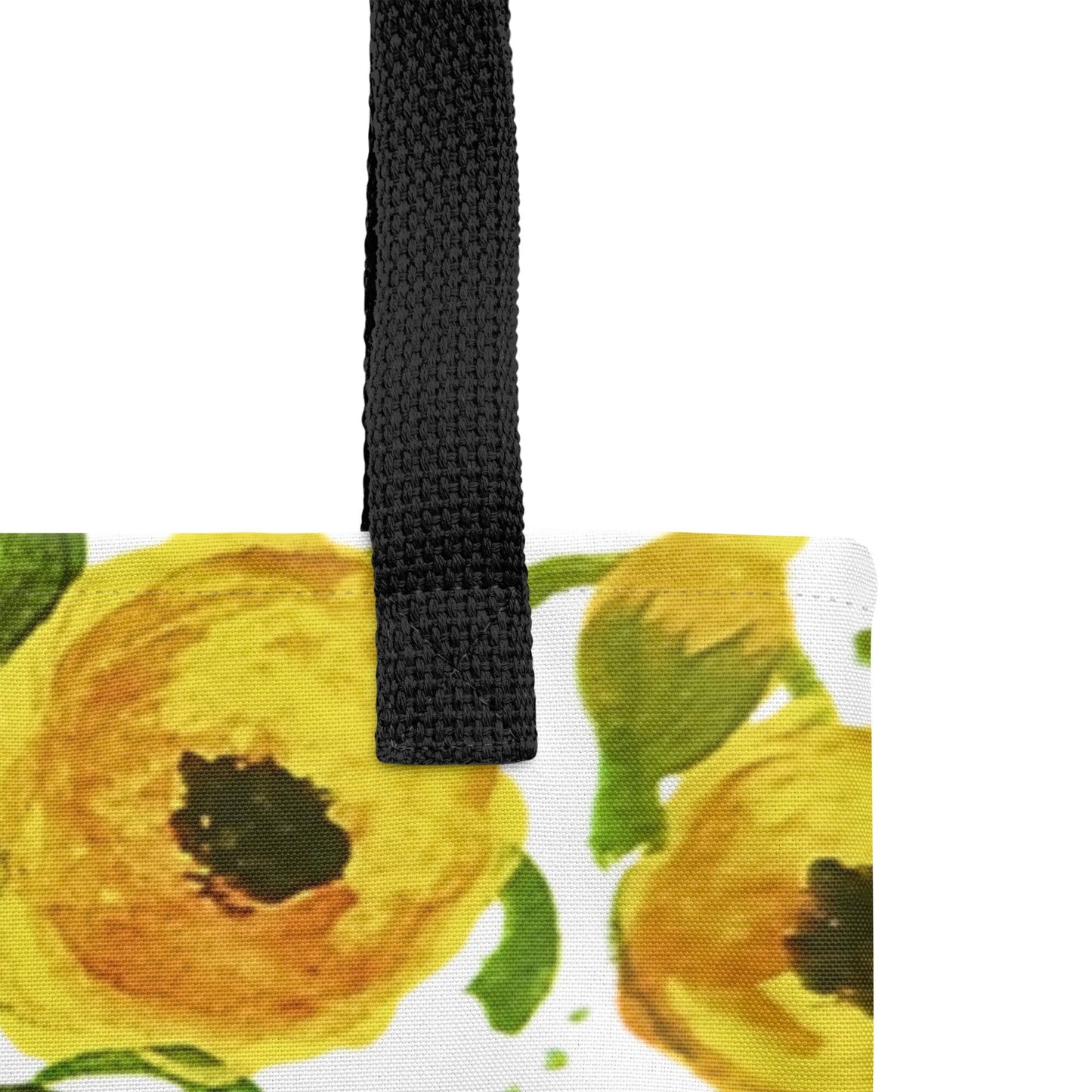 Yellow floral love reusable tote bag,beach tote bag,nurse tote bag,farmers market bag,carry all,wildflower tote bag,nature lover gift