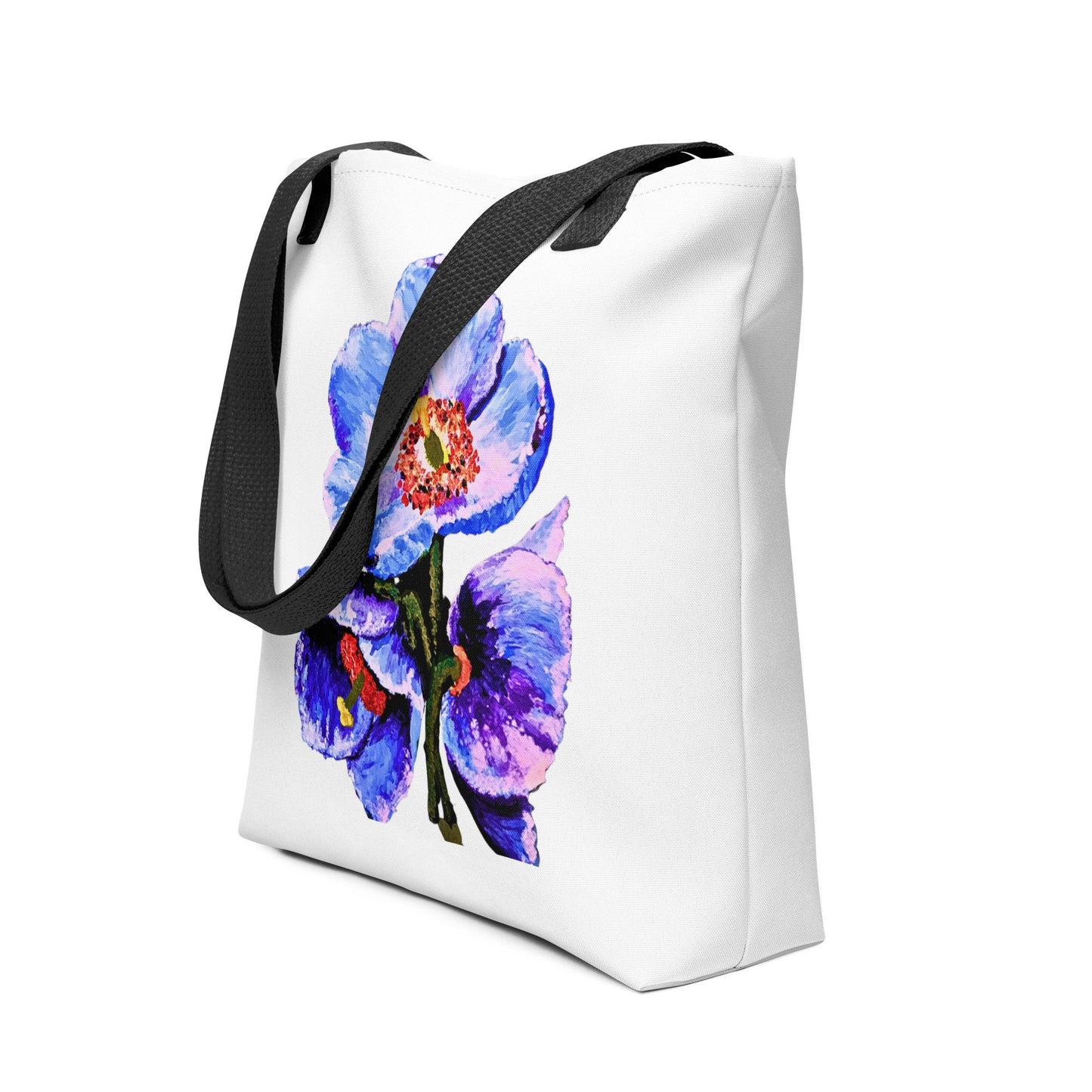 Beautiful floral tote bag,beach tote bag,nurse tote bag,farmers market bag,carry all,wildflower tote bag,colorful tote bag,nature lover gift