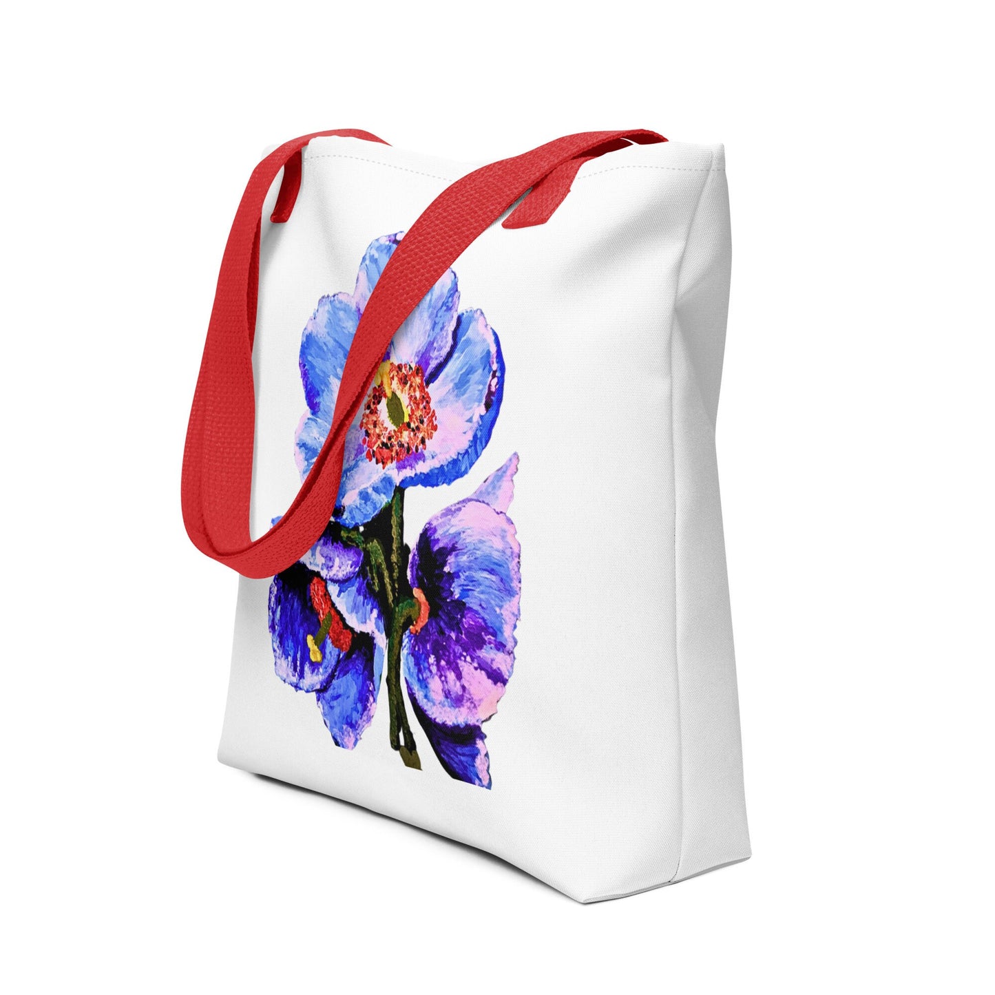 Beautiful floral tote bag,beach tote bag,nurse tote bag,farmers market bag,carry all,wildflower tote bag,colorful tote bag,nature lover gift