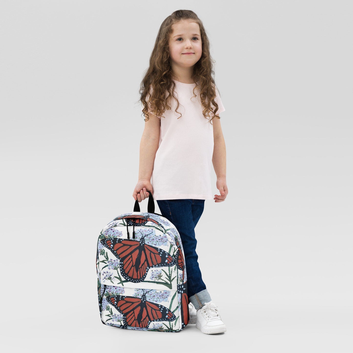 Monarch butterfly backpack,back to school,travel backpack,baby backpack,floral backpack,diaper bag,botanical backpack,multipurpose bag
