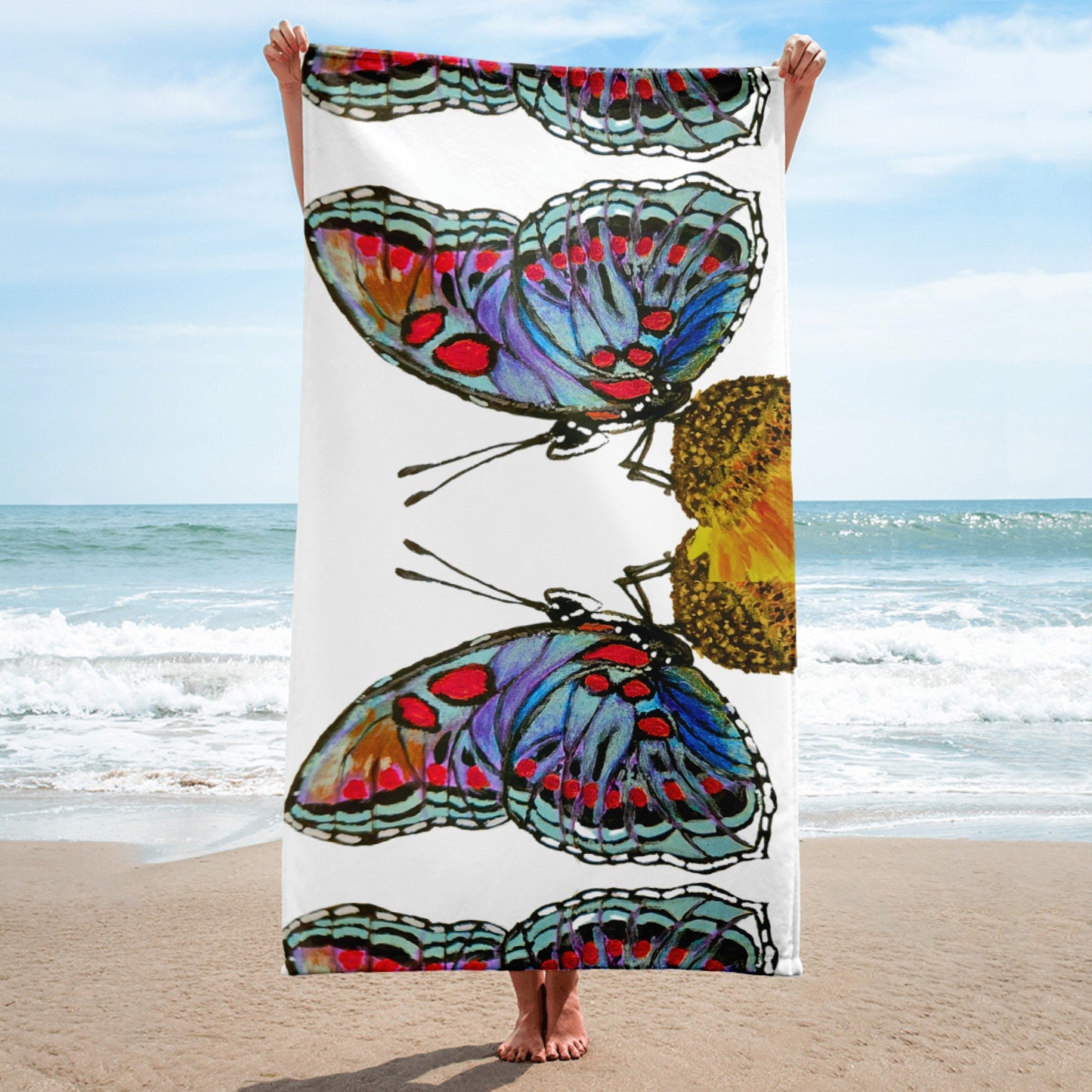 Monarch butterfly beach towels,floral bath towel,botanical towels,bathroom towel,kids bath towels,dog towels,gym towels,floral decor