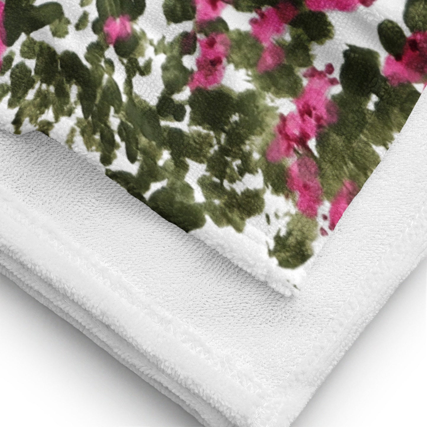 Heather floral beach towels,bathroom towel,custom beach towels,botanical towel,guest towel,housewares,floral decor,vacation towel,pool towel