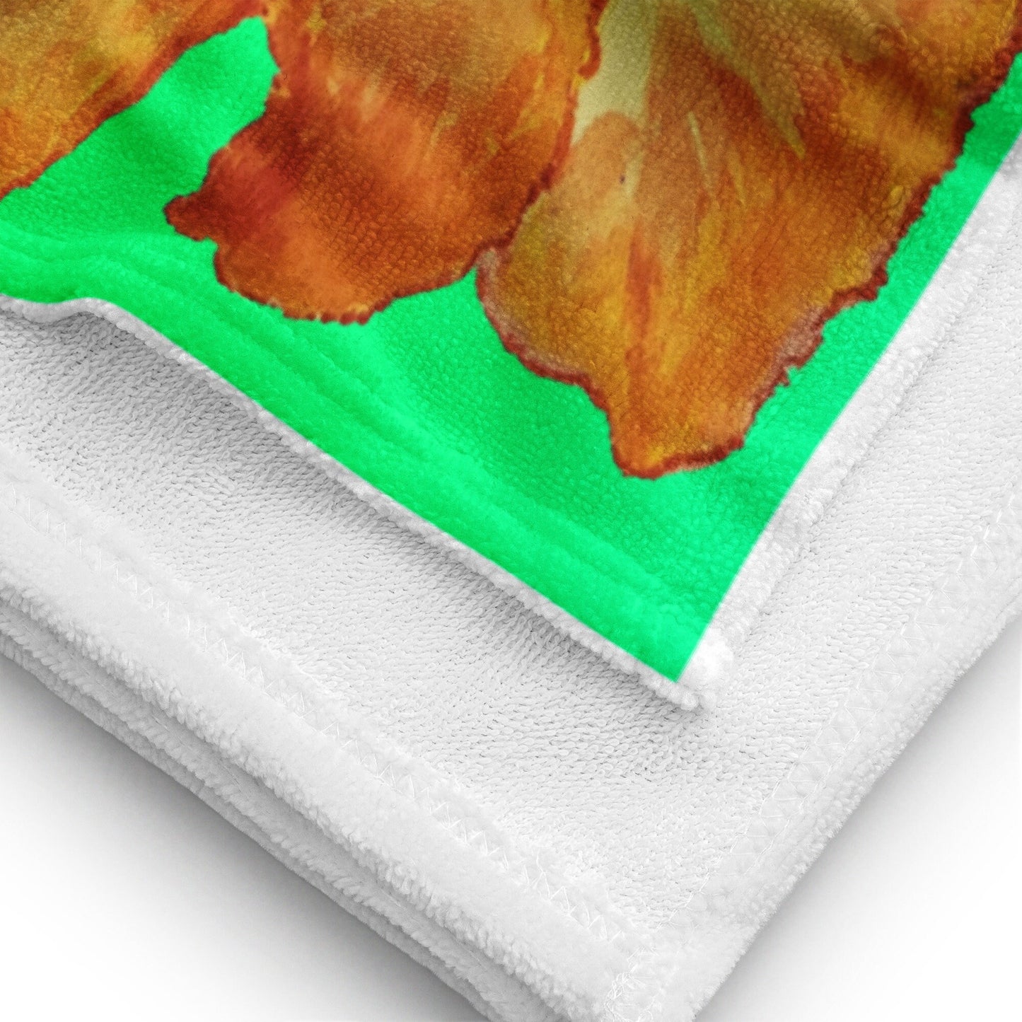 Gladiolus floral towel,fall towels,bath towels,housewares,decor,beach towels,botanical towels,kids bath towels,gym towels,vacation towels