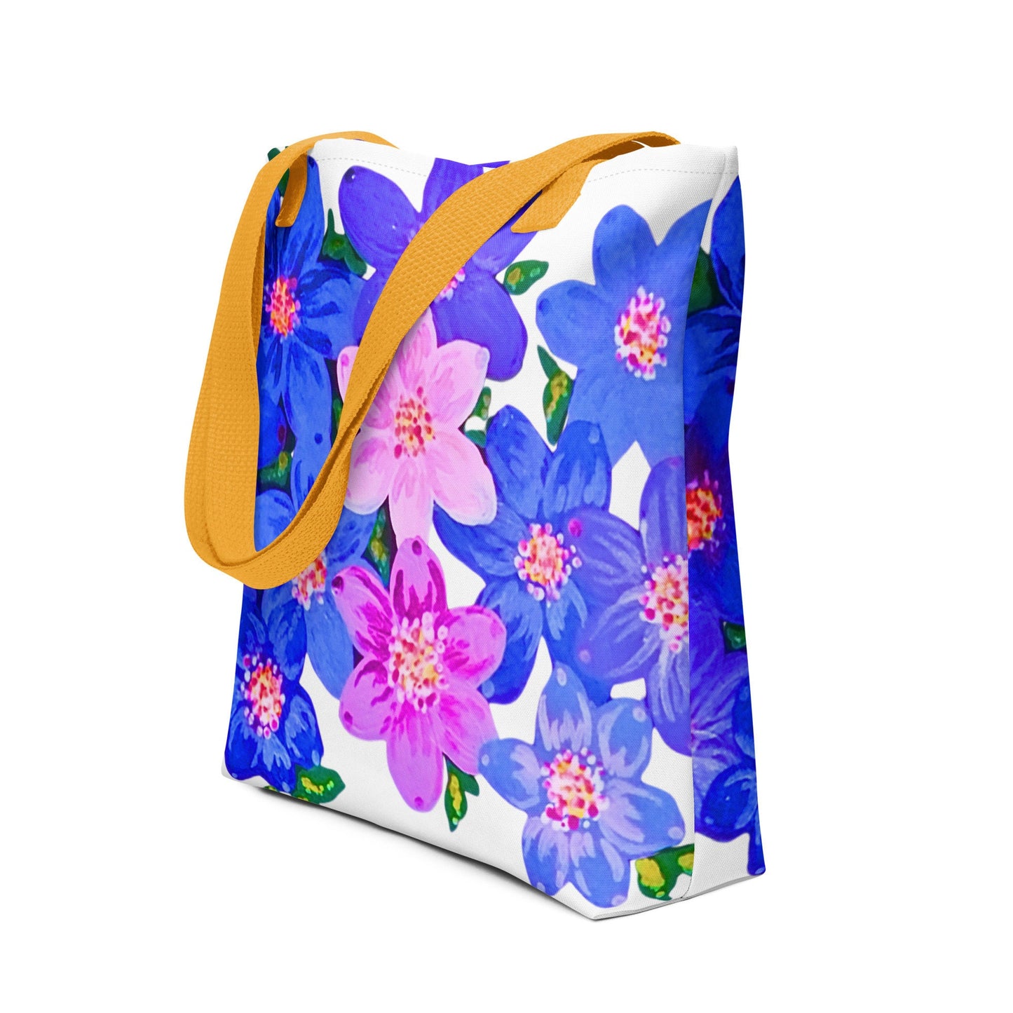 Colorful floral tote bag,botanical tote bag,daycare bag,farmers market bag,unisex tote,durable tote,bridal party bag,reusable tote bag