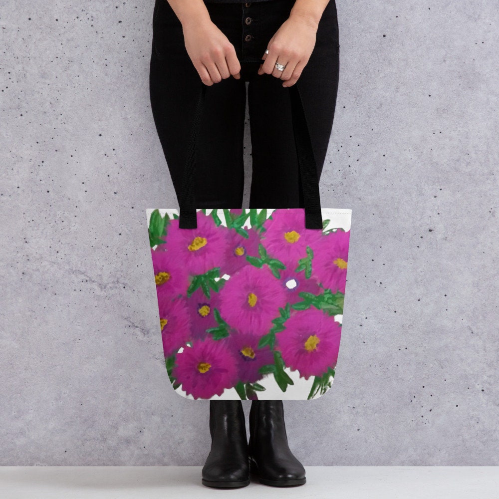 Botanical reusable tote bag,beach tote,durable tote bag,daycare bag,farmers market bag,carry all,nurse tote,bridal party bag,unisex tote bag