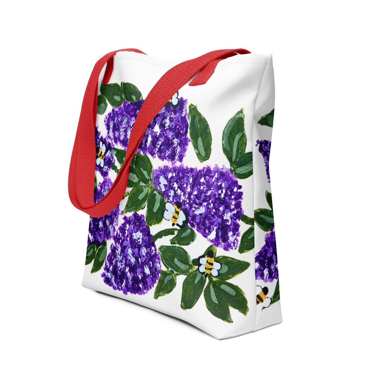 Lilac tote bag,reusable tote bag,botanical tote bag,beach tote bag,nurse tote bag,daycare bag,farmers market bag,carry all,durable tote bag
