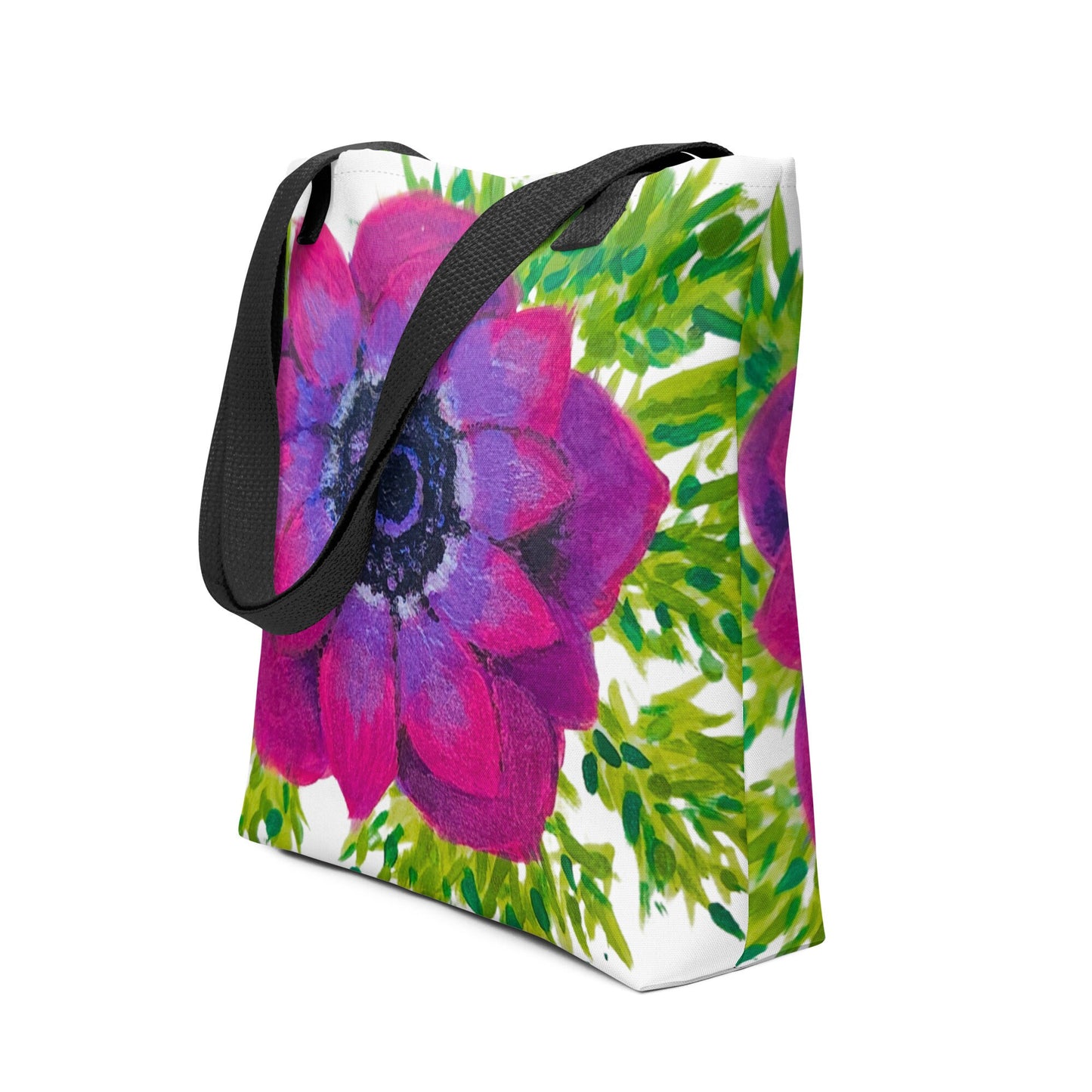 Reusable wildflower tote bag,beach tote bag,nurse tote bag,farmers market bag,botanical tote bag,carry all,durable tote bag,unisex tote bag