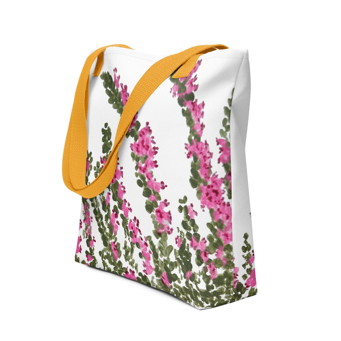 Floral heather tote bag,botanical tote bag,beach tote bag,nurse tote bag,carry all,farmers market bag,wildflower tote,nature lover bag