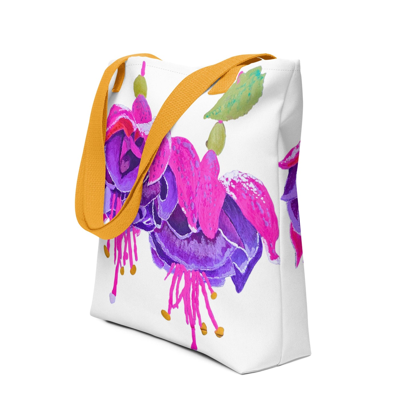 Fuscia reusable tote bag,beach tote bag,nurse tote bag,farmers market bag,carry all,wildflower tote bag,nature lover gift,colorful tote bag