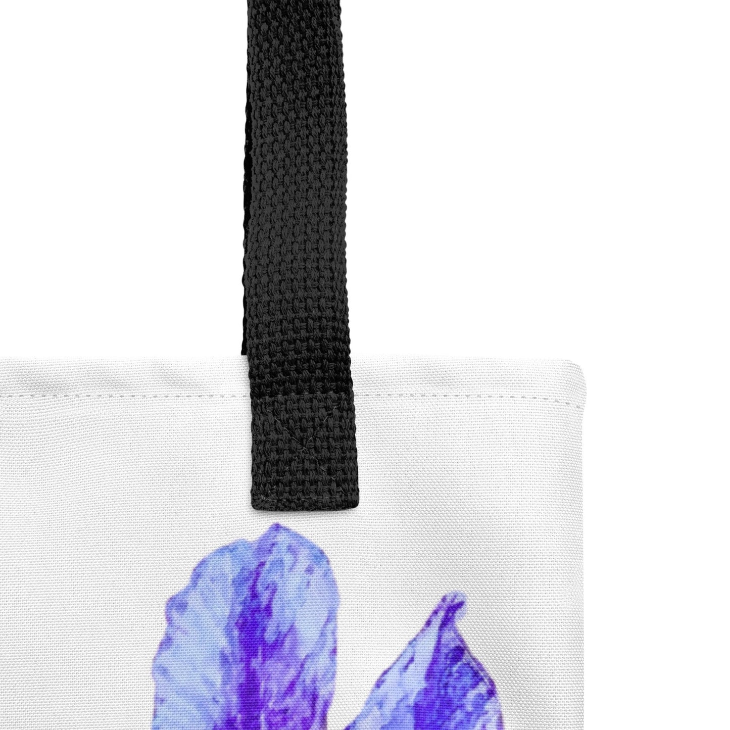 Iris reusable tote bag,beach tote bag,nurse tote bag,farmers market bag,carry all,wildflower tote bag,nature lover gift,flower tote bag