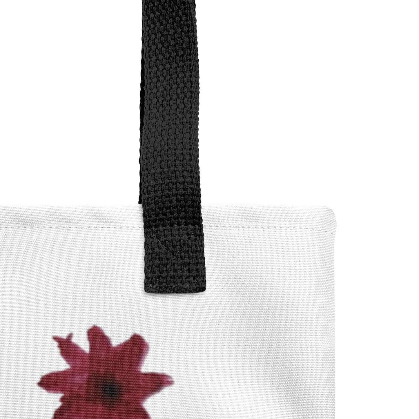 Red and yellow floral print tote bag,beach tote bag,nurse tote bag,farmers market bag,carry all,unique tote bag,minimalist tote bag,work bag