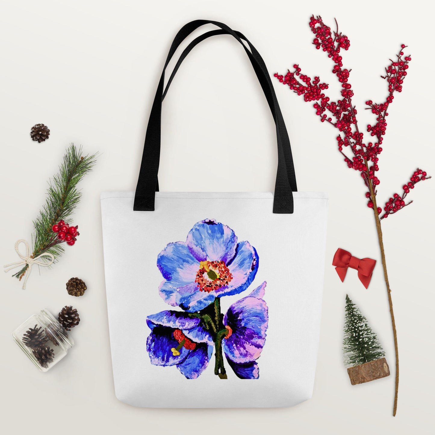 Beautiful floral tote bag,beach tote bag,nurse tote bag,farmers market bag,carry all,wildflower tote bag,colorful tote bag,nature lover gift