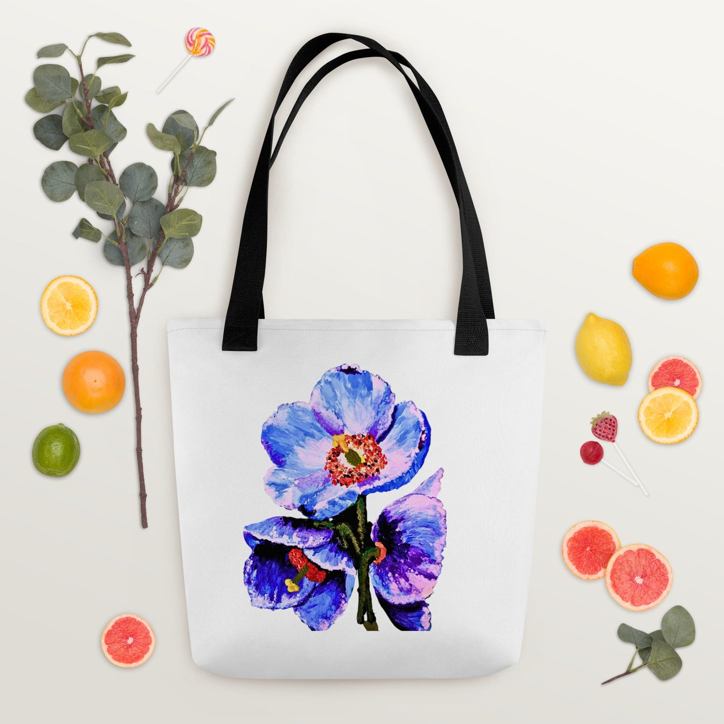 Beautiful floral tote bag,beach tote bag,nurse tote bag,farmers market bag,carry all,wildflower tote bag,colorful tote bag,nature lover gift