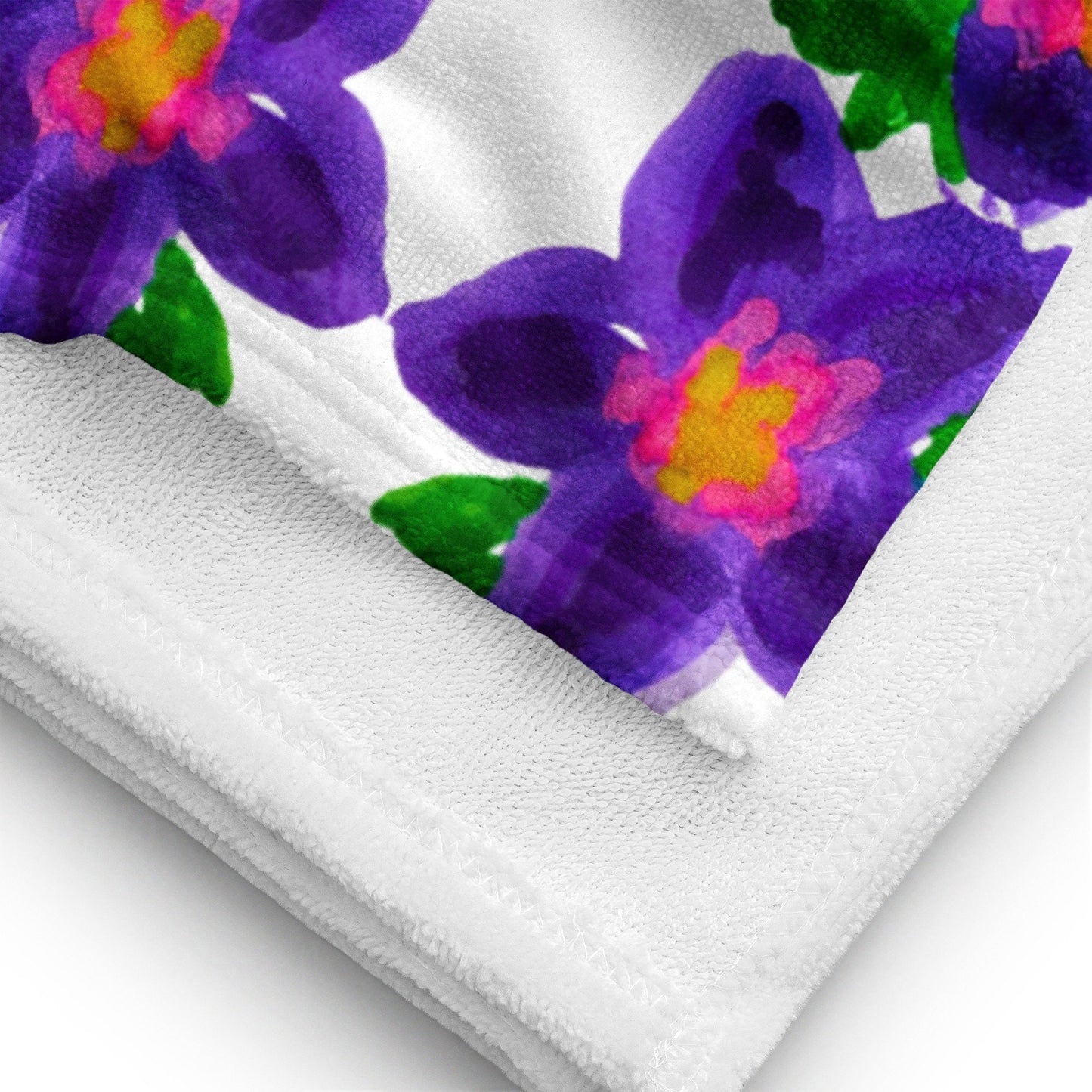 Watercolor floral beach towel,bathroom towel,floral decor,housewares,guest towel,botanical towel,gym towel,baby towel,pool towel,vacation