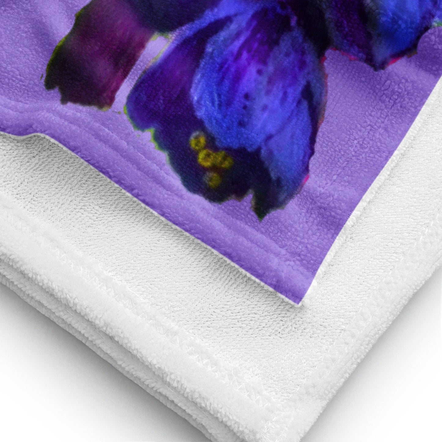 Purple floral towel,bath towel,botanical towel,housewares,decor,pool towel,beach towels,kids bath towel,guest towel,nature lover gift