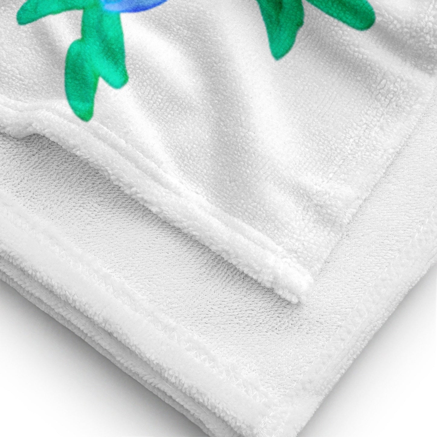 Blue floral towel,fall towels,bath towels,botanical towels,housewares,decor,kids bath towels,beach towels,guest towels,gym towels,pool towel