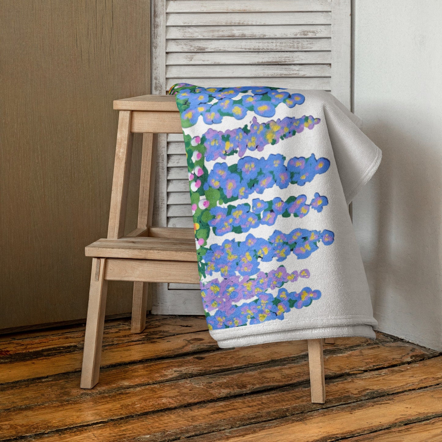 Butterfly floral towel,fall towels,kids bath towels,housewares,decor,botanical towels,guest towel,beach towels,gym towels,vacation towels