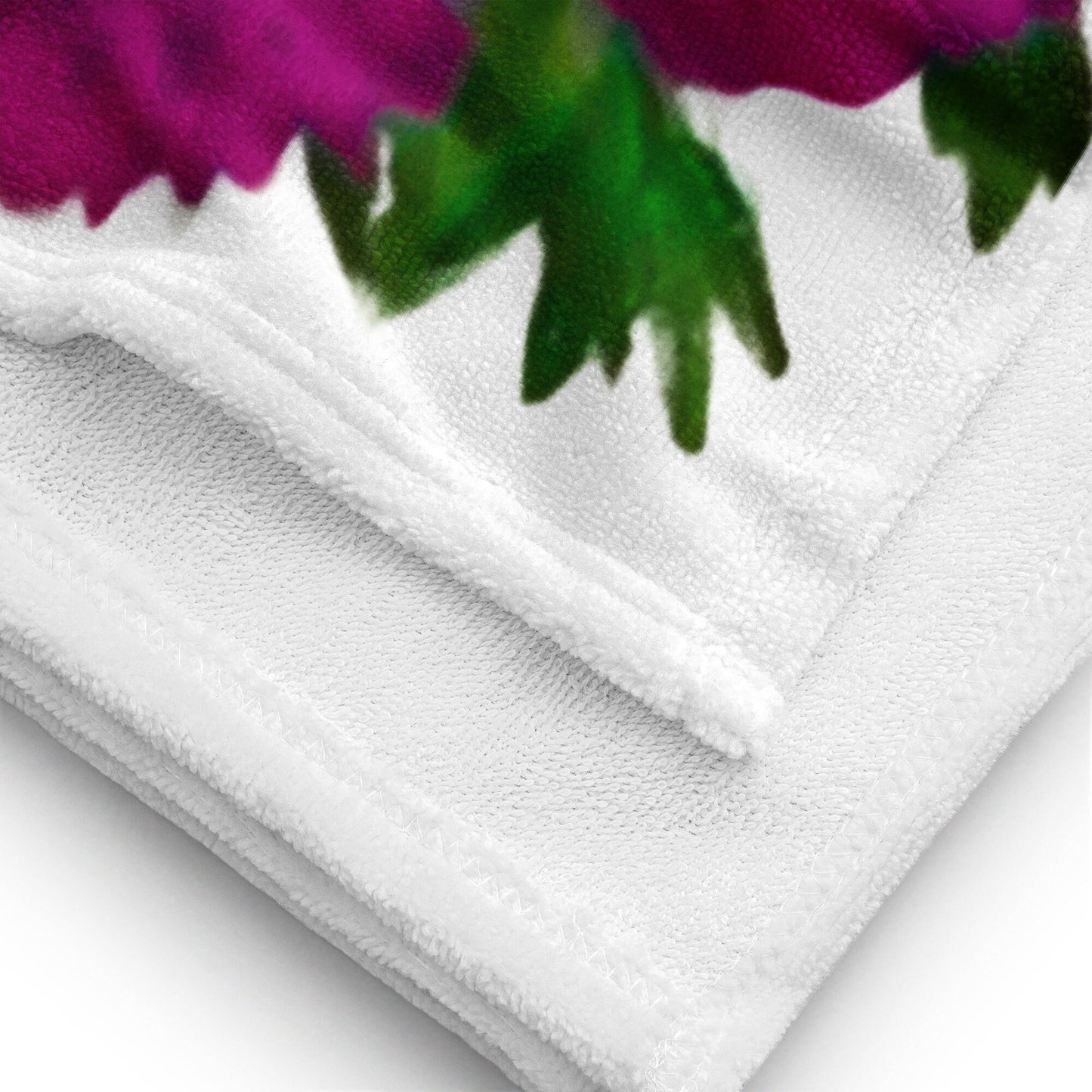 Ice Plant floral bath towels,fall towels,housewares,decor,botanical towels,nature lovers gift,beach towels,kids bath towels,premium towels