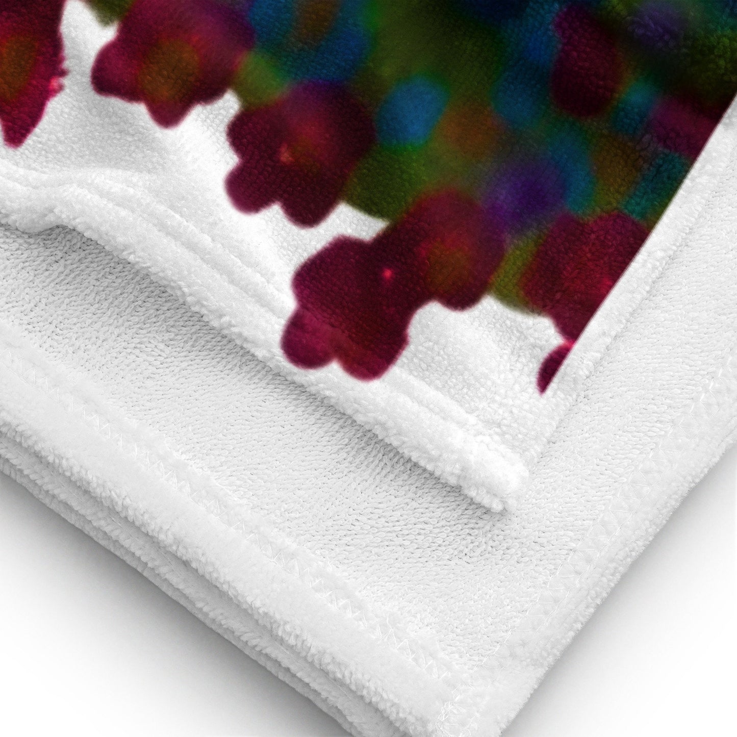 Colorful botanical bath towels,fall towels,housewares,decor,beach towels,kids bath towels,guest towels,colorful towels,premium towels