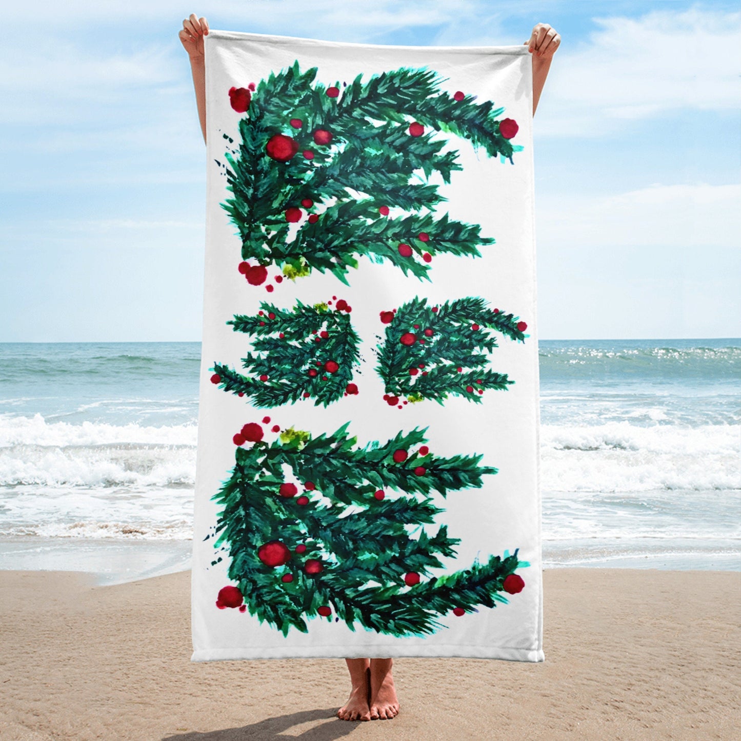 Decorative Holiday Towel,fall towels,housewares,holiday decor,guest towels,decor,kids bath towels,beach towels,christmas towels