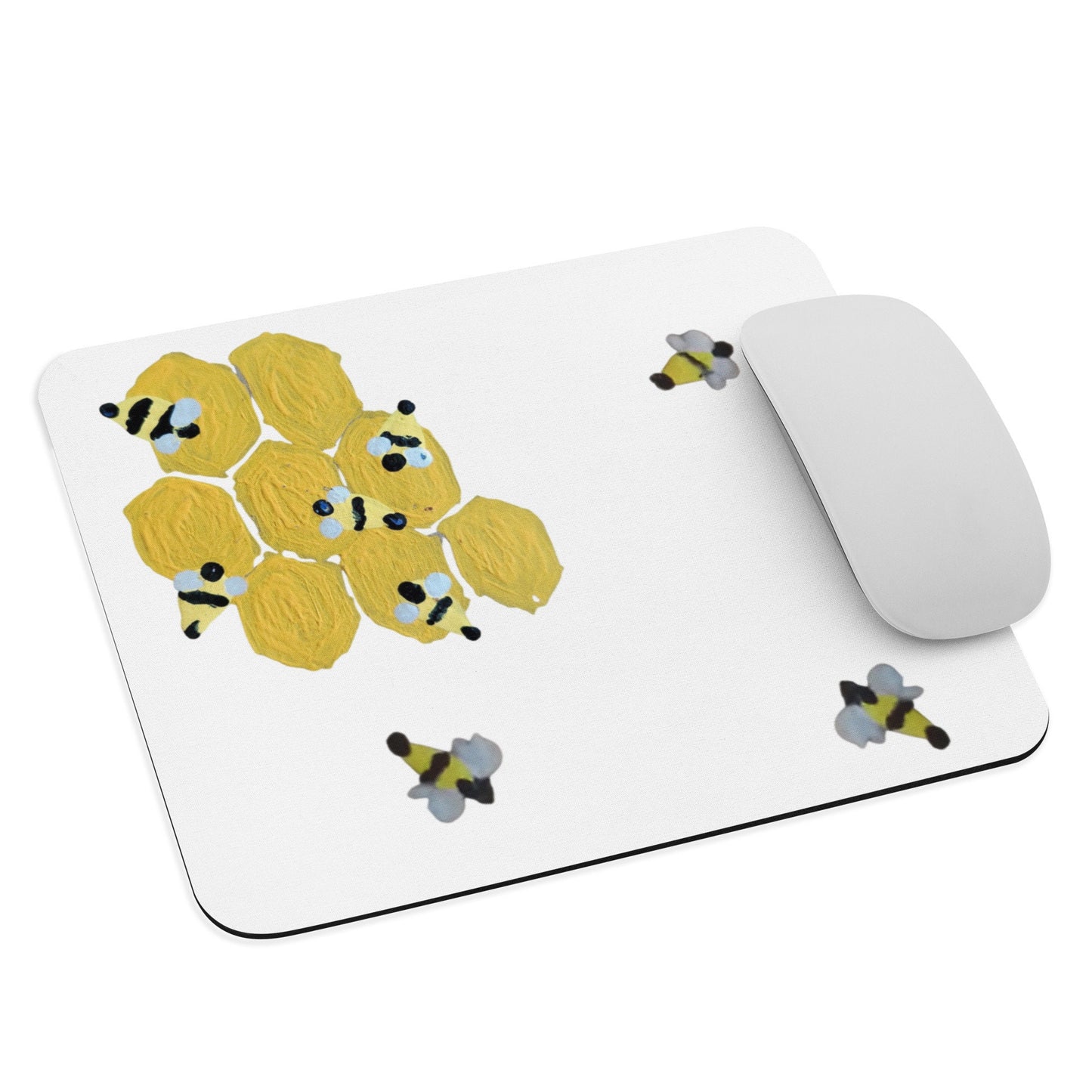 Bee Lovers Mousepad,gaming mousepad,work from home,desk accessaries,girly mouse pad,aesthetic mousepad,unique mousepad