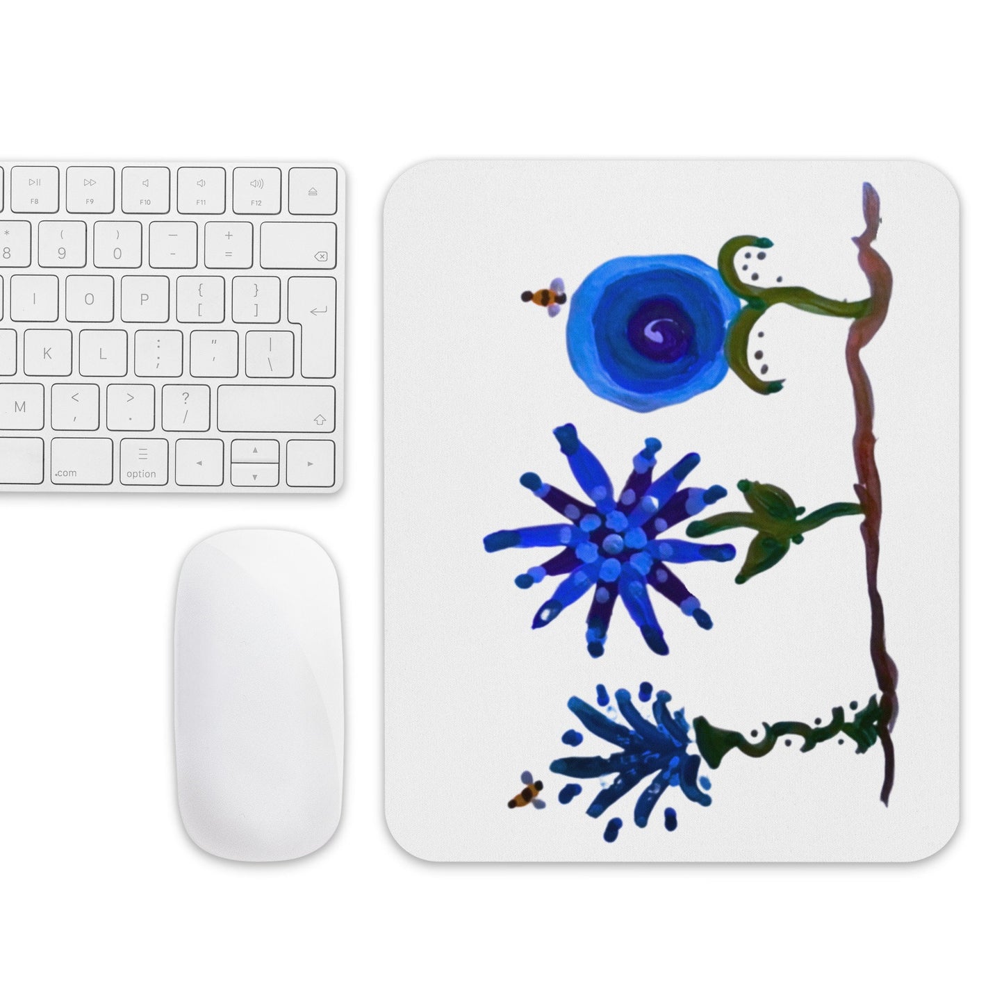 Kids Floral Mousepad,gaming mousepad,cute mousepad,desk accessaries,unique mousepad,gifts for nerds