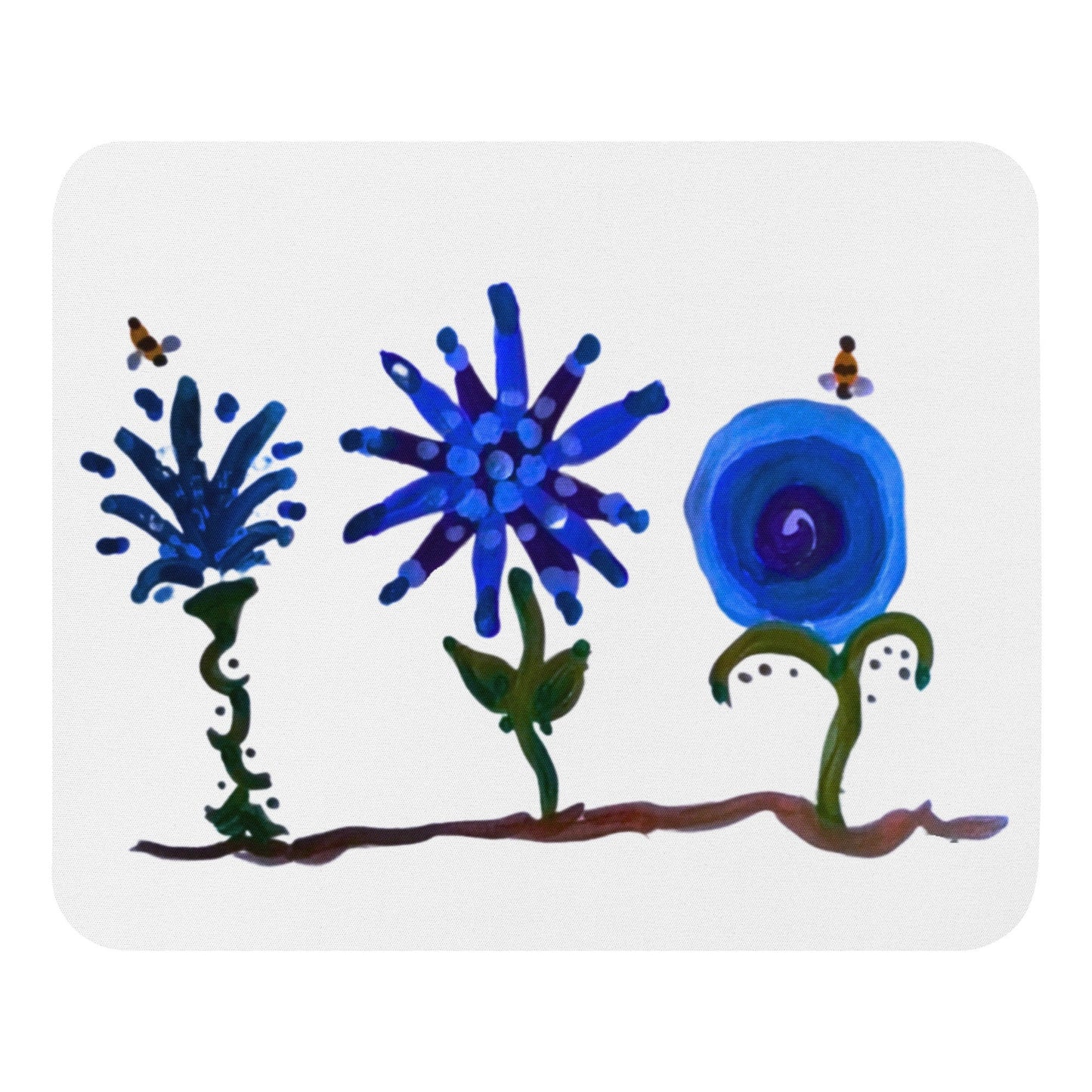 Kids Floral Mousepad,gaming mousepad,cute mousepad,desk accessaries,unique mousepad,gifts for nerds