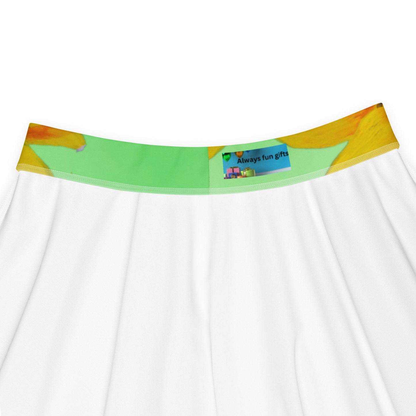 Sunflower Skirt,floral skirts,gift for sisters,pleated skirt,ruffle skirt,flowy skirt,flower skirt,office skirt,elastic waist