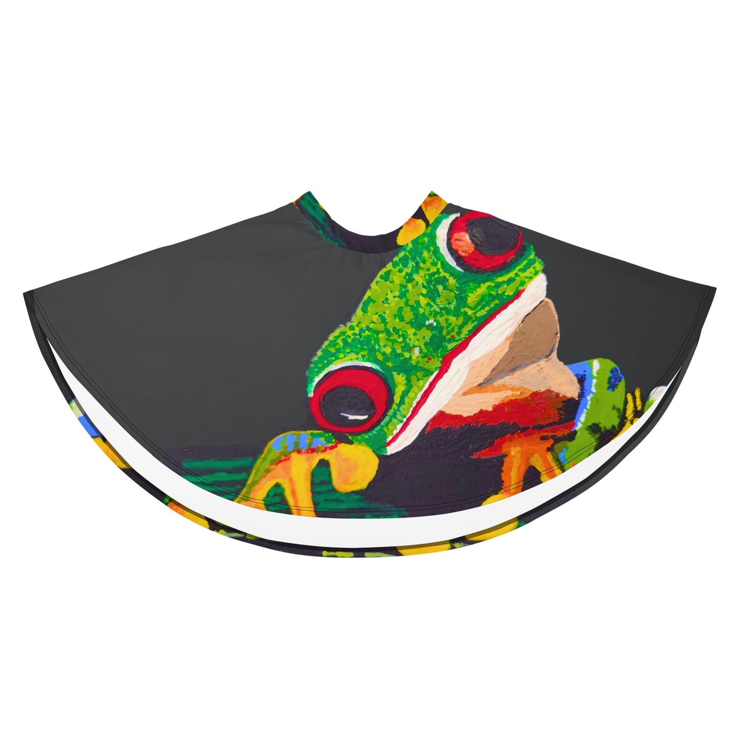 Frog Skirt,black skirt,ruffle skirt,gift for sisters,pleated skirt,office skirt,flowy skirt,flared skirt,plus size,elastic waist,colorful