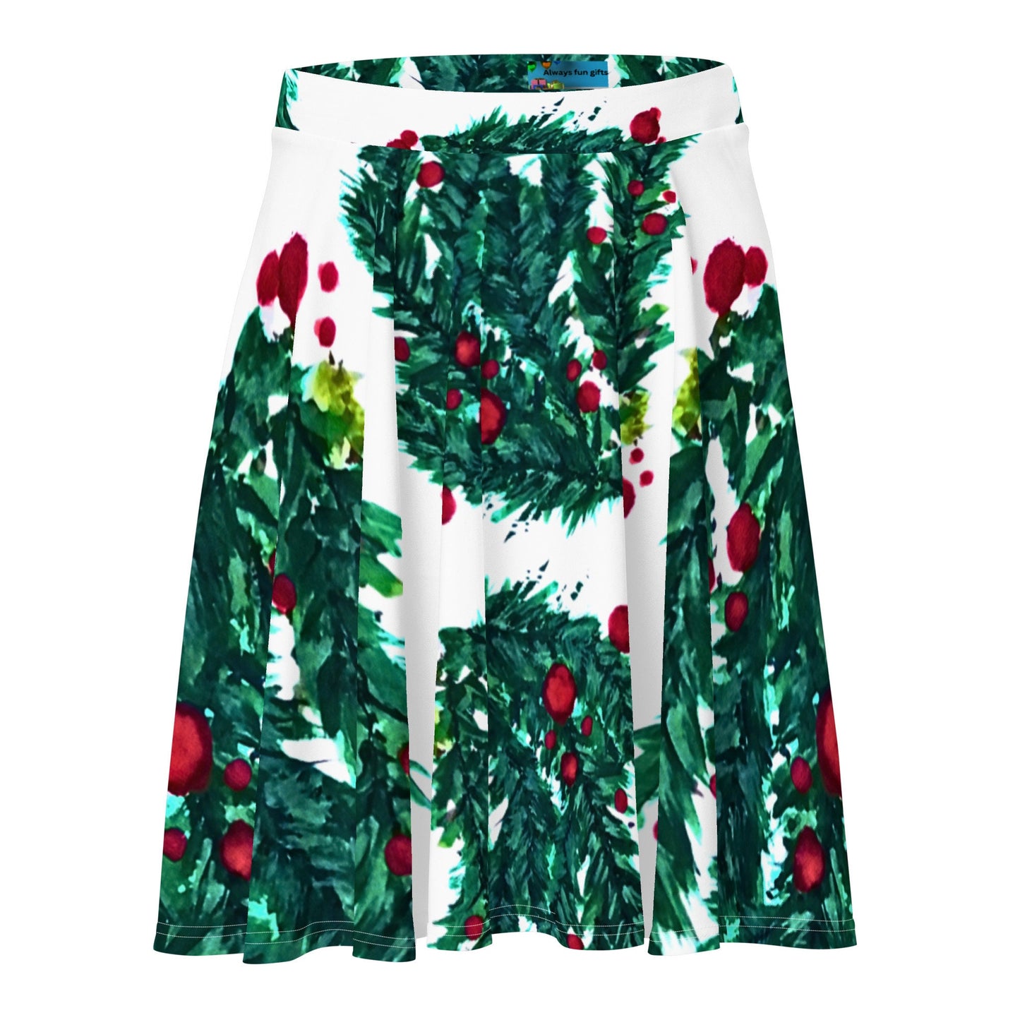 Holiday Skirt,christmas skirt,ruffle skirt,winter skirt,pleated skirt,plus size,elastic waist,flared skirt,flowy skirt
