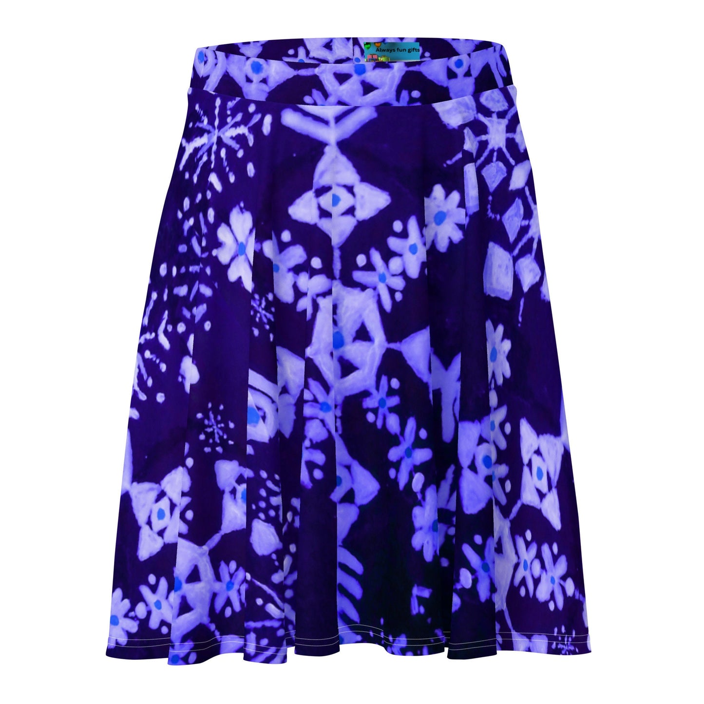 Snowflake Skirt,holiday skirt,winter skirt,gift for sisters,office skirt,flowy skirt,elastic waist,plus size,pleated skirt