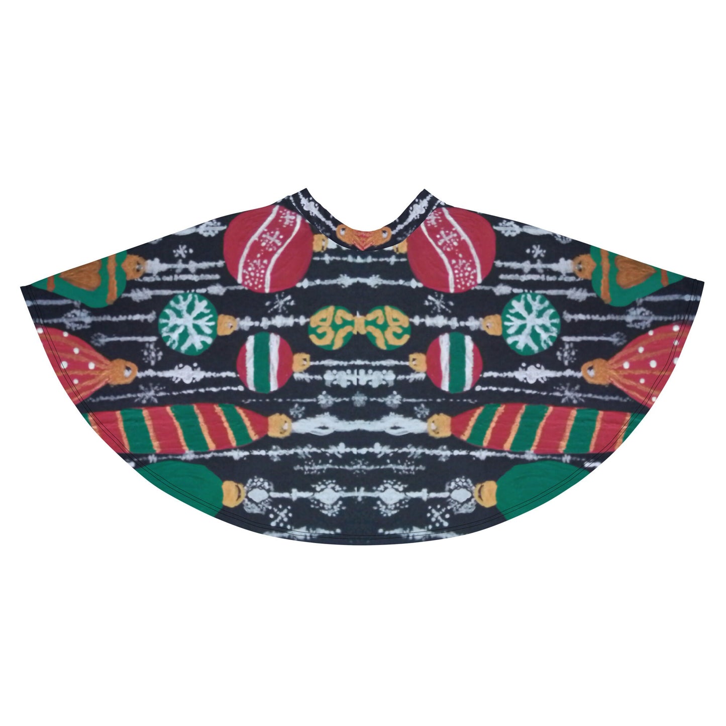 Holiday Skater Skirt,elastic waist skirt,plus size skirt,colorful skirt,cute skirt,christmas skirt,flared skirt