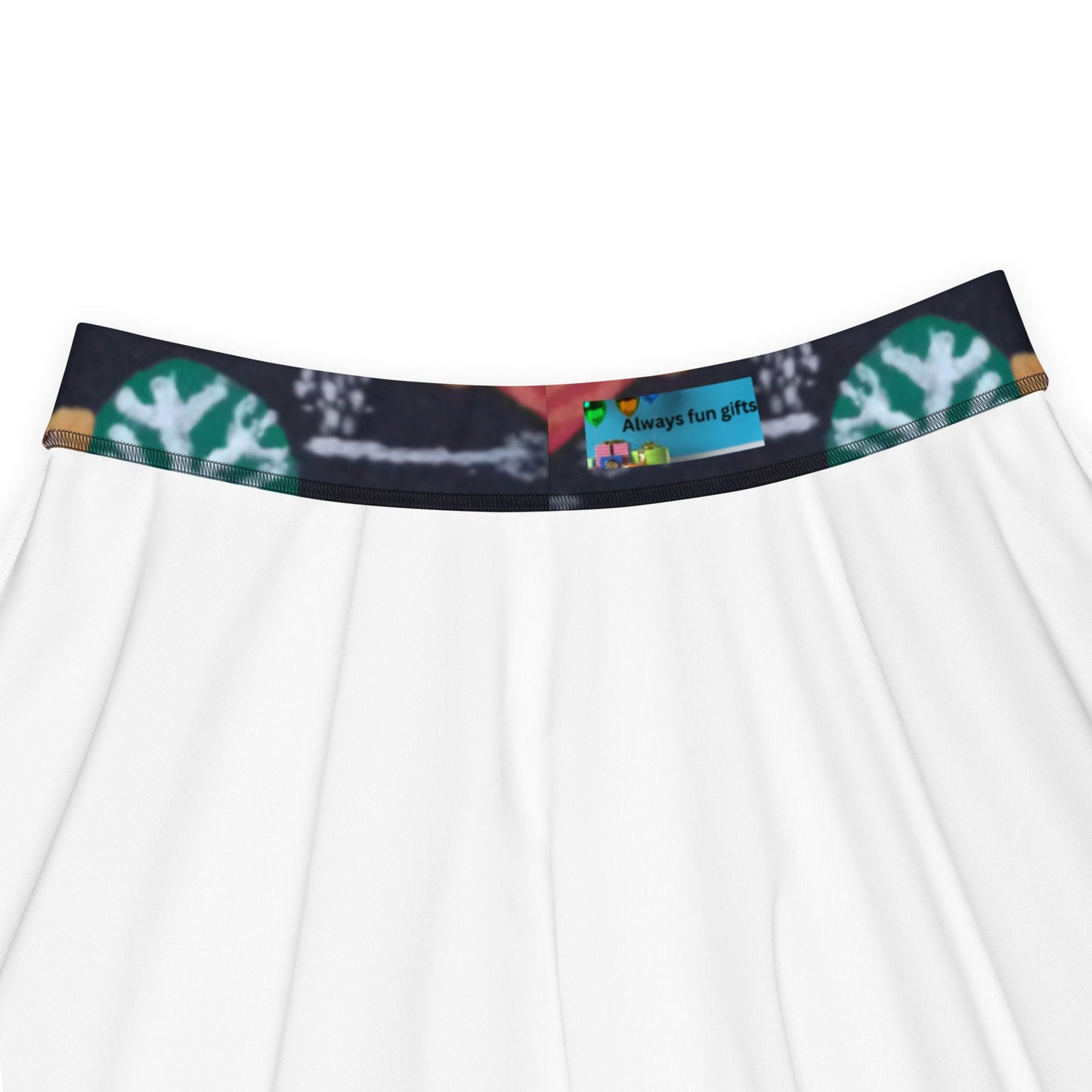 Holiday Skater Skirt,elastic waist skirt,plus size skirt,colorful skirt,cute skirt,christmas skirt,flared skirt