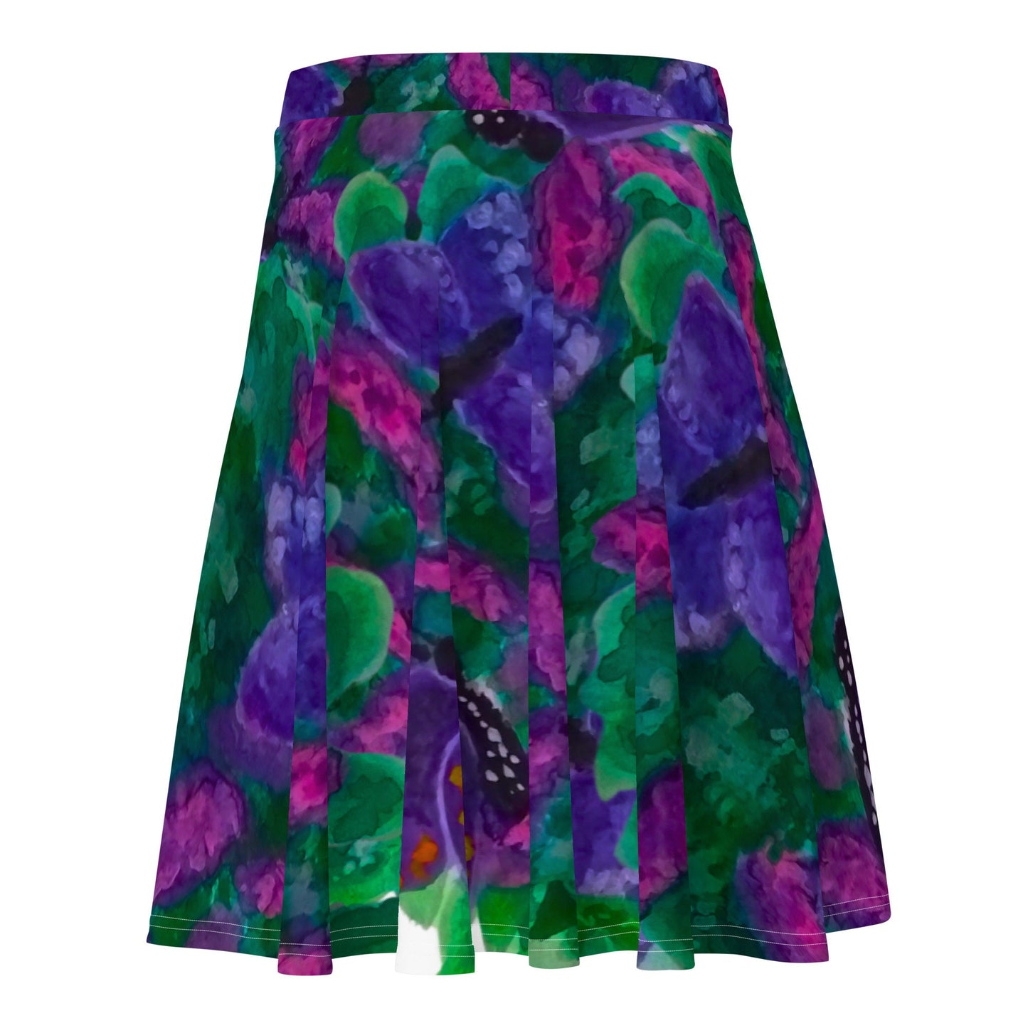 Colorful Butterfly Skirt,knee length skirt,elastic waist skirt,office skirt,floral skirt,plus size,flowy skirt,cute skirt