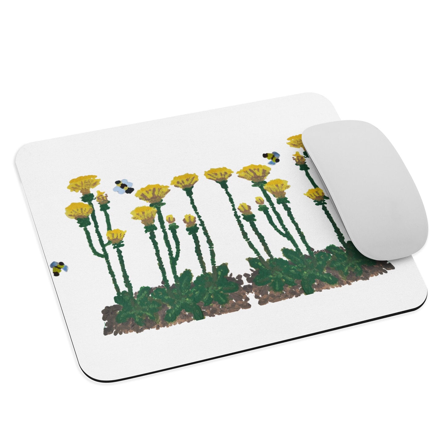 Dandelion Mousepad,aesthetic mousepad,gifts for nerds,plant mousepad,desk decor,floral mousepad,housewarming gift